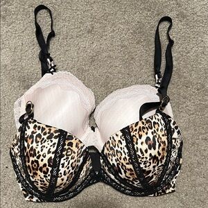 Victoria's Secret Leopard and Lace Bra